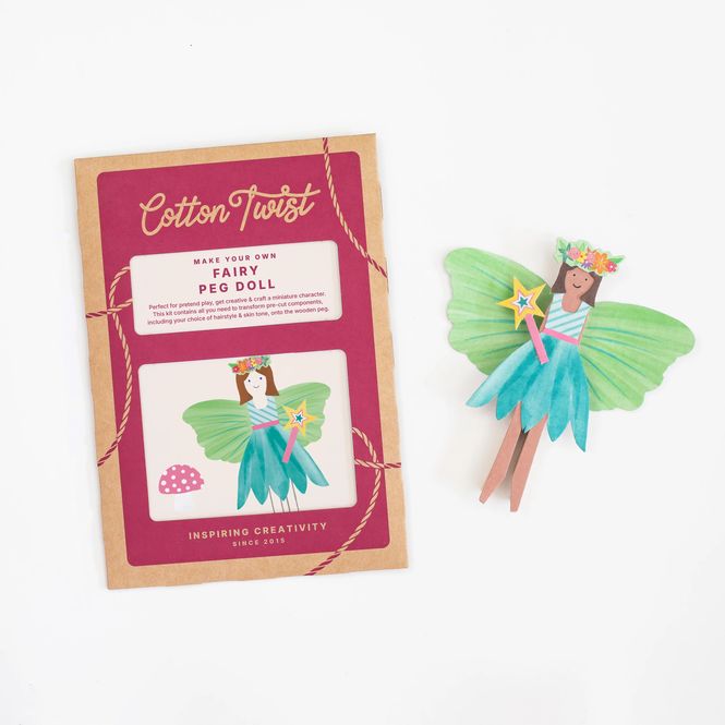 Hovedbilde DIY-Kit - Fairy Pegdoll | Cotton Twist
