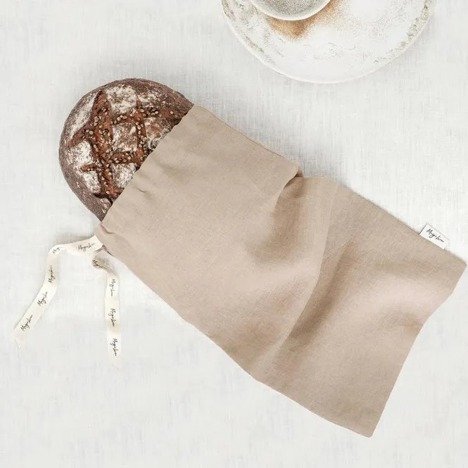 Hovedbilde Linpose til brød - Naturlig (25x45 cm) | MagicLinen