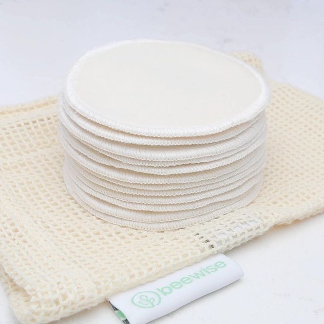Hovedbilde Gjenbrukbare bomullspads (12 stk) - Økologisk bomull