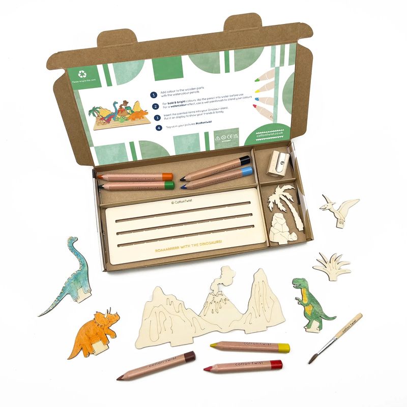 DIY-Kit - Dinosaurverden | Cotton Twist