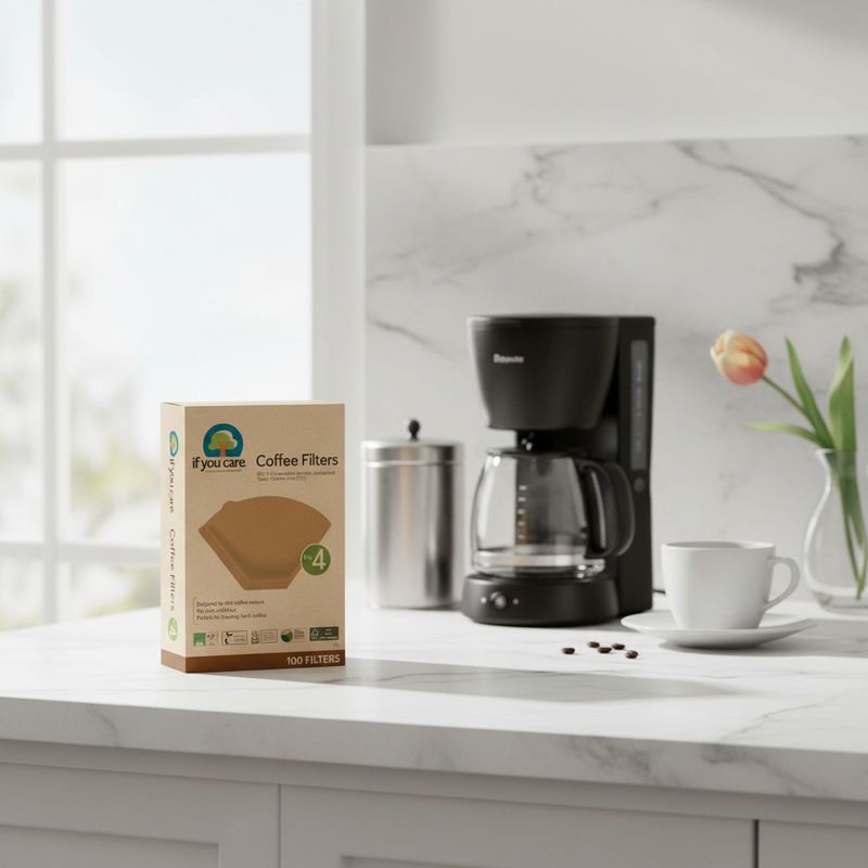 Kaffefilter - Ubleket (100 stk) | If You Care