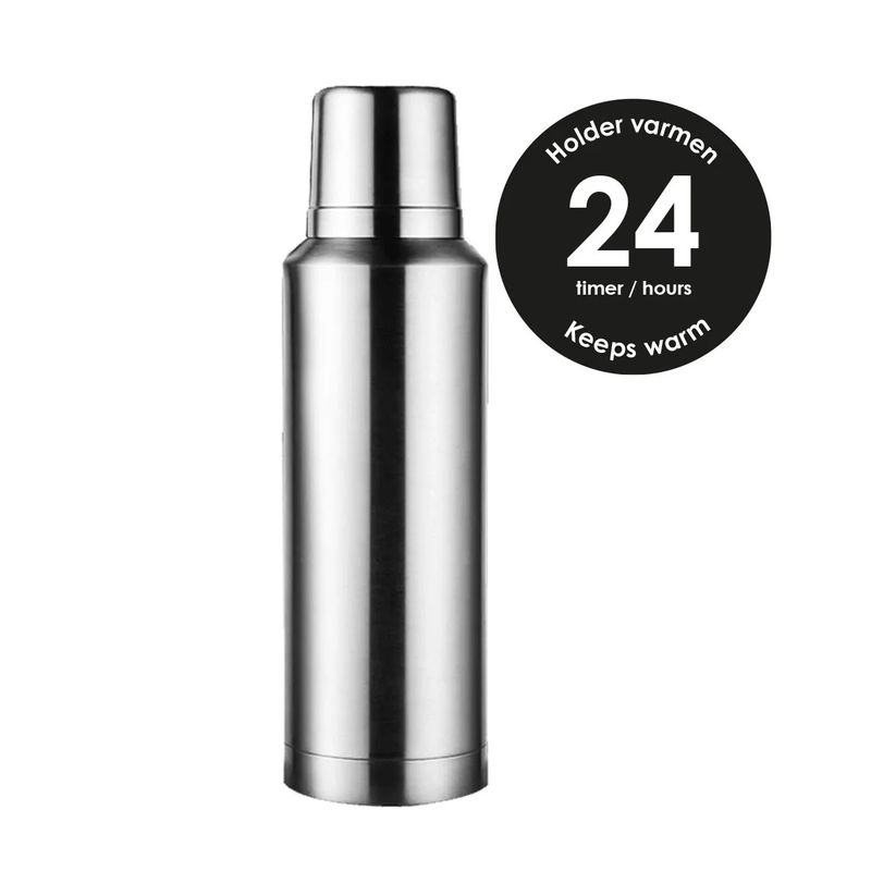 Plastfri Termos (800 ml) - Rustfritt Stål | Pulito
