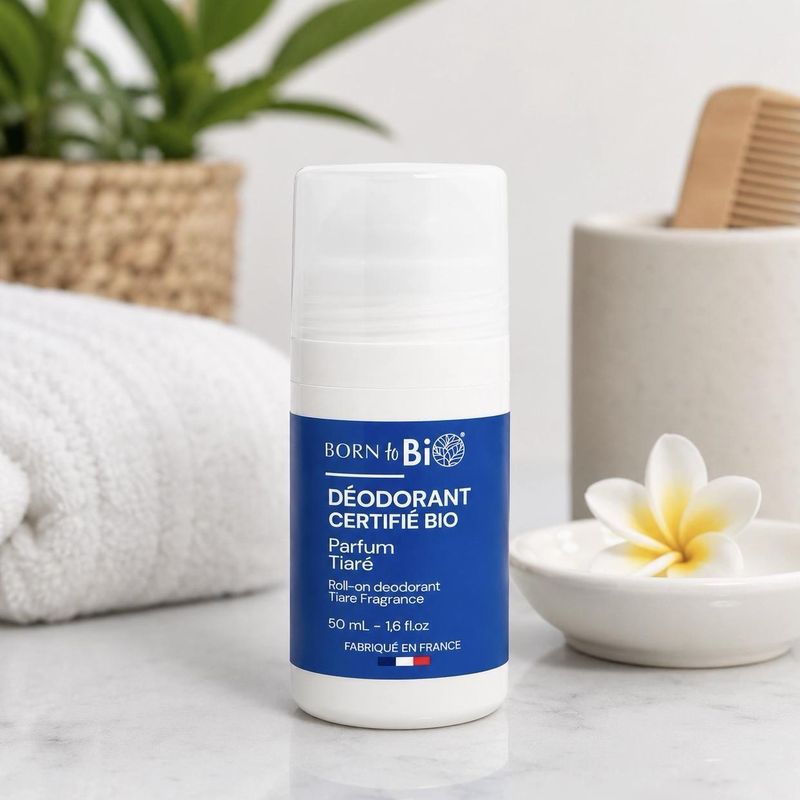 Naturlig Roll-On Deodorant - Tiaréblomst | Born to Bio