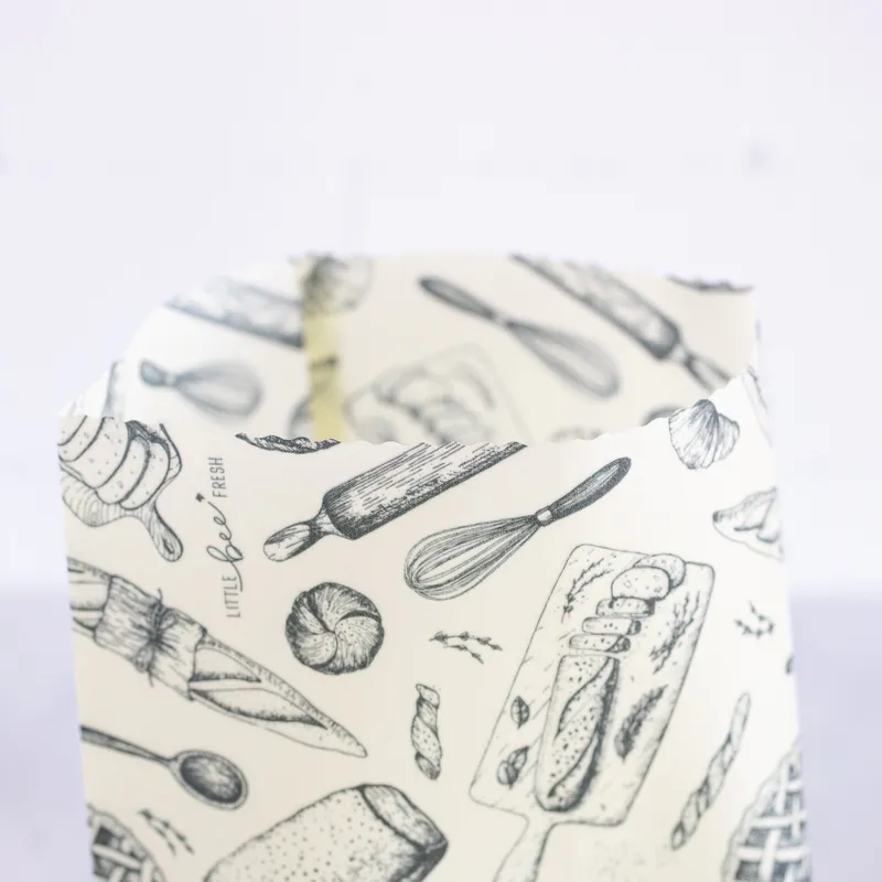 Bivoks Brødpose Str. XL (40x29 cm) | Little Bee Fresh