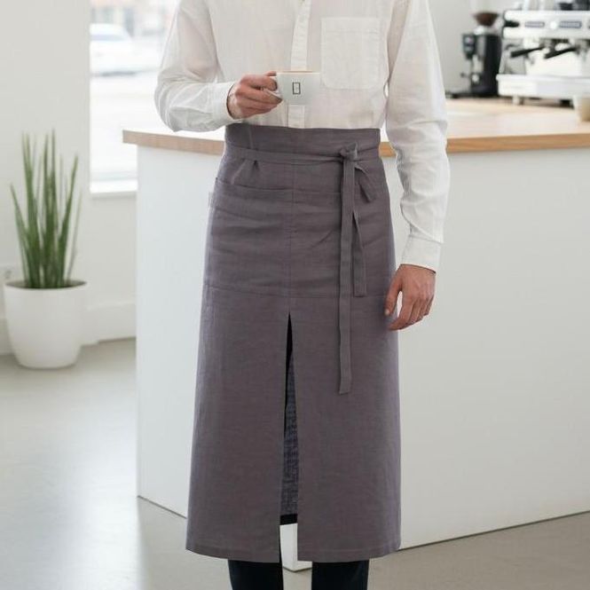 Hovedbilde Forkle i Lin - Graphite Grey