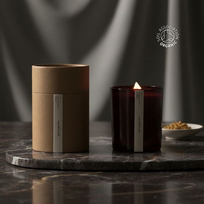 Hovedbilde Økologisk Duftlys Bivoks - Orange Spice+