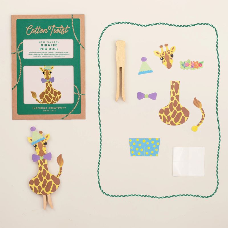 DIY-Kit - Sjiraff Pegdoll