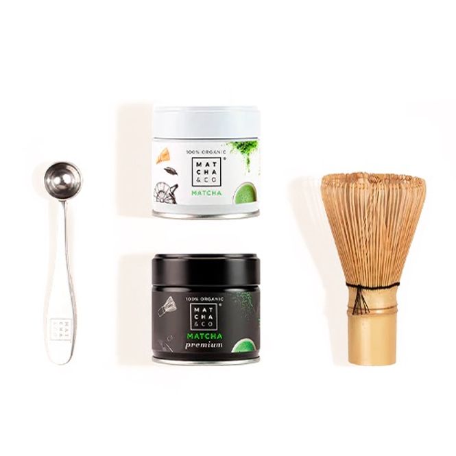 Hovedbilde Matcha-Kit - 2 x Matcha, Visp + Måleskje