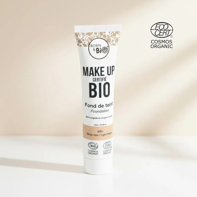 Organic Foundation - Light Beige N°1 | Born to Bio