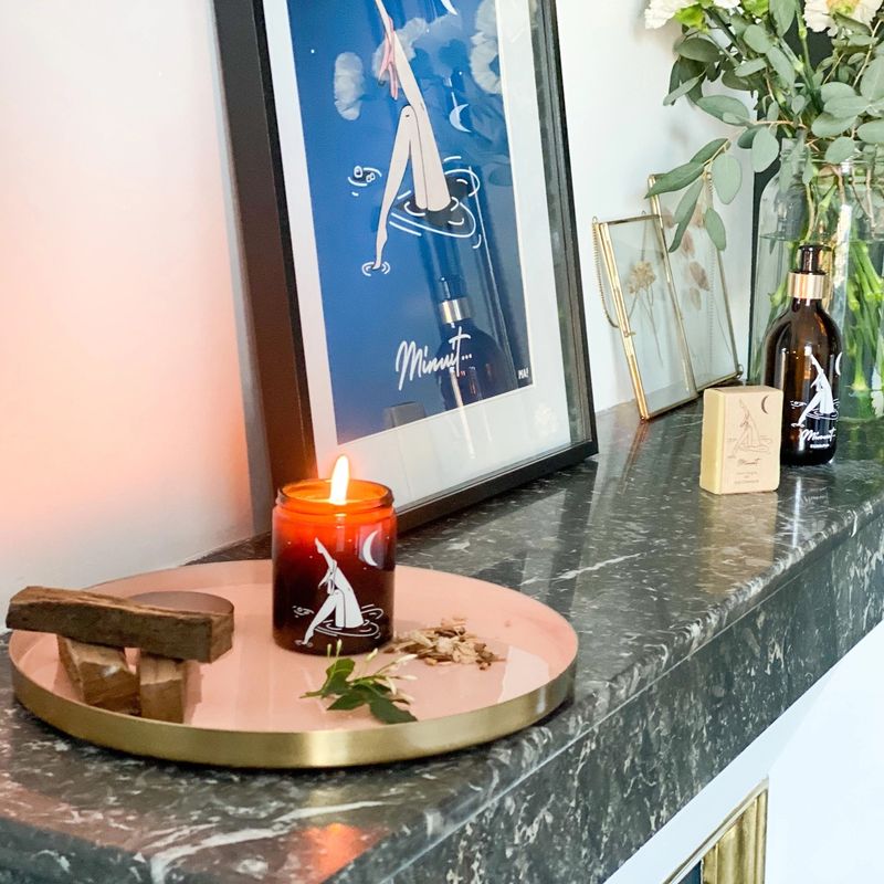 Duftlys av vegetabilsk voks - Eau d'Amour