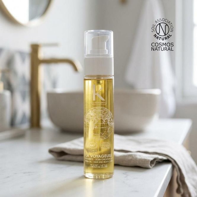 Hovedbilde Økologisk Shea Oil (50 ml) - Hud & Hår | K pour Karité