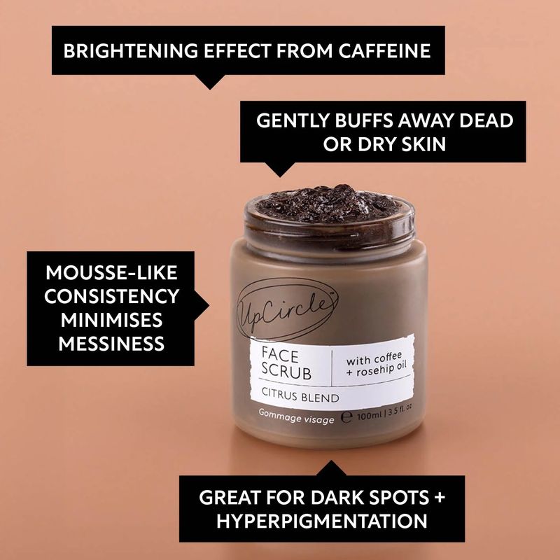 Ansiktsskrubb m/Kaffe og Sitrus